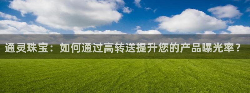 新宝奇迹GG5：通灵珠宝：如何通过高转送提升您的产品曝光率？