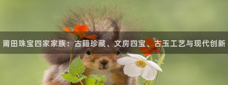 新宝5安卓版：莆田珠宝四家家族：古籍珍藏、文房四宝、古玉工艺与现代创新
