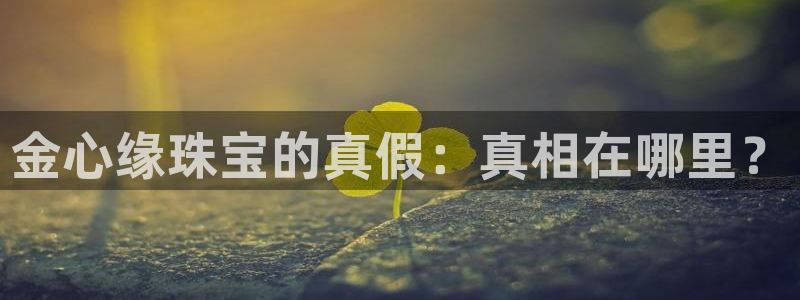 新宝5台卡：金心缘珠宝的真假：真相在哪里？