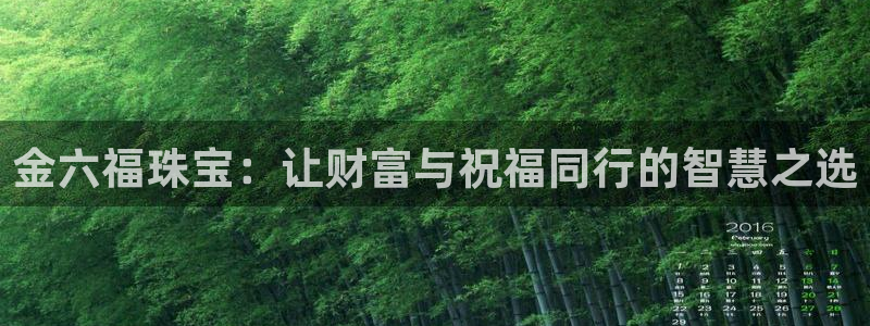 股票5G宝新：金六福珠宝：让财富与祝福同行的智慧之选