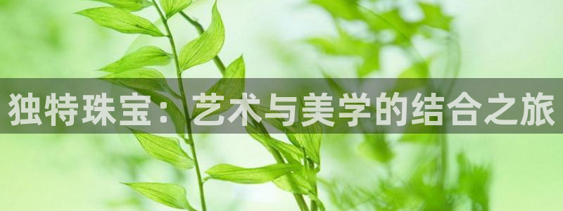 新宝gg5：独特珠宝：艺术与美学的结合之旅