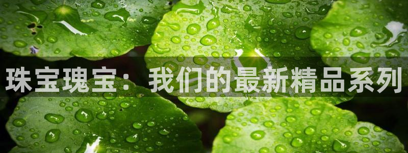 新宝5娱乐然：珠宝瑰宝：我们的最新精品系列