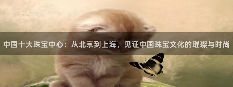 新宝5X：中国十大珠宝中心：从北京到上海，见证中国珠宝文化的璀璨与时尚