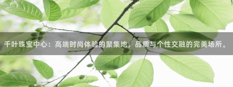 新宝5周74OOO5：千叶珠宝中心：高端时尚体验的聚集地，品质与个性交融的完美场