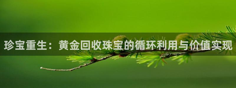 新宝5官方登录入口：珍宝重生：黄金回收珠宝的循环利用与价值实现
