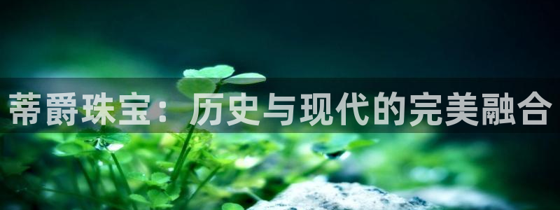 新宝5策略：蒂爵珠宝：历史与现代的完美融合